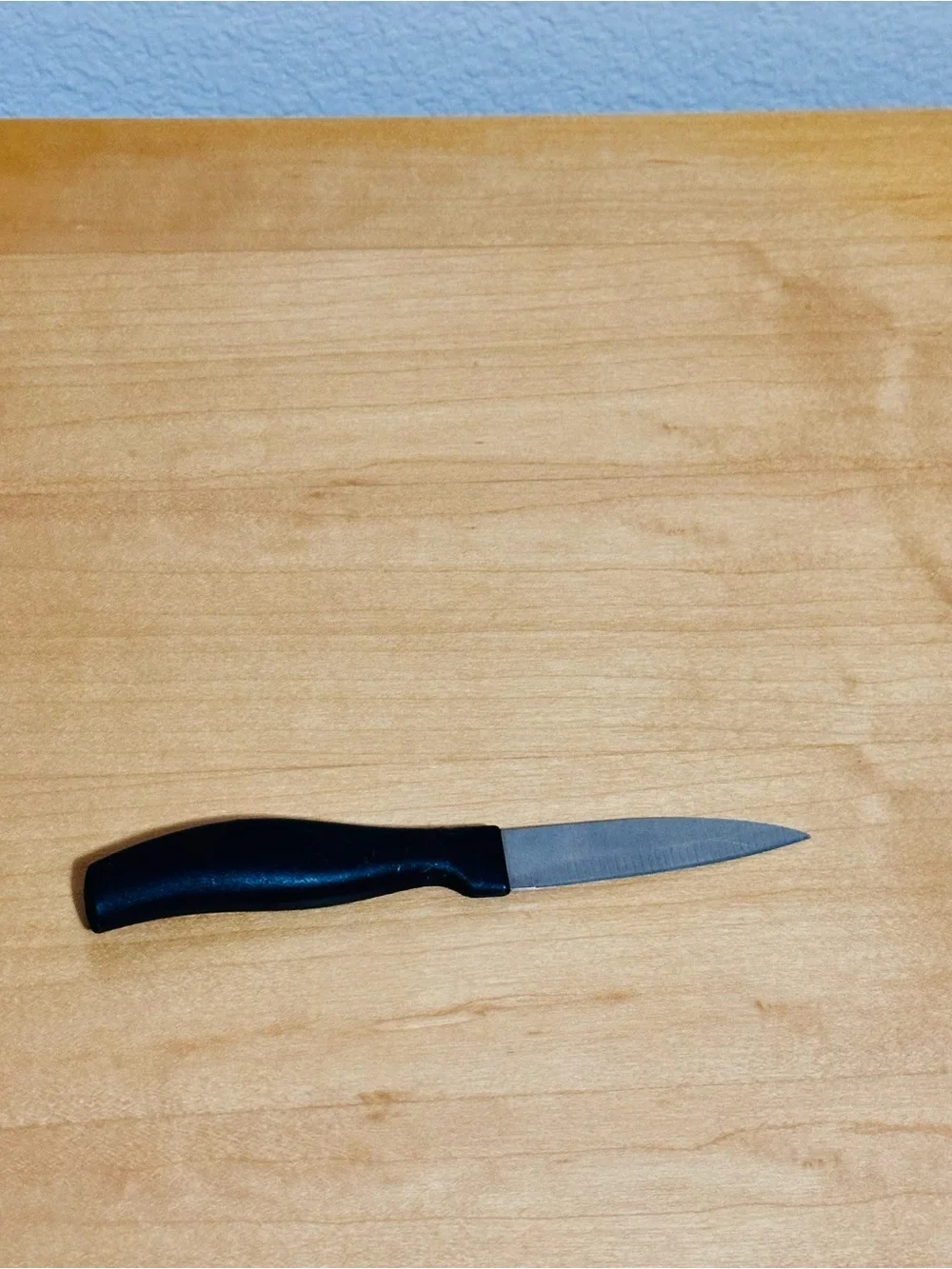 Classic Black Paring Knife with Non-Slip Handle